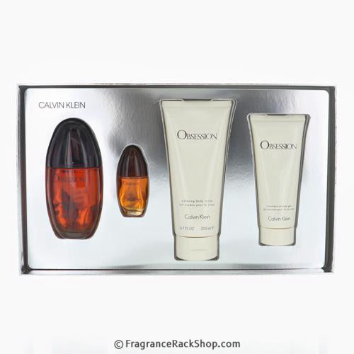 Obsession by Calvin Klein 4 Piece Gift Set for Women