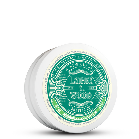 Luxury Shaving Soap - Emerald Grove