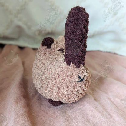 Chubby Siamese Loaf Cat Plushie