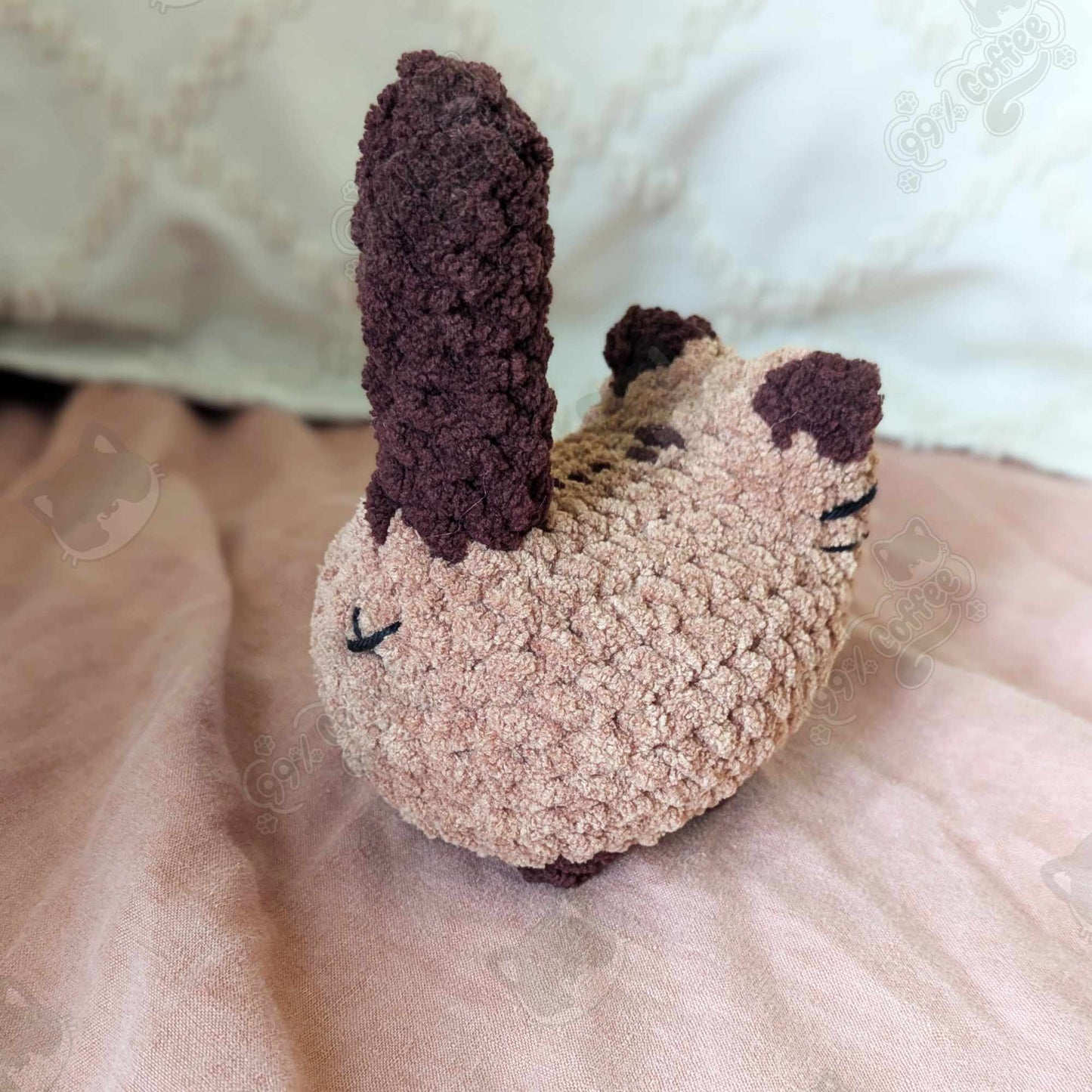 Chubby Siamese Loaf Cat Plushie