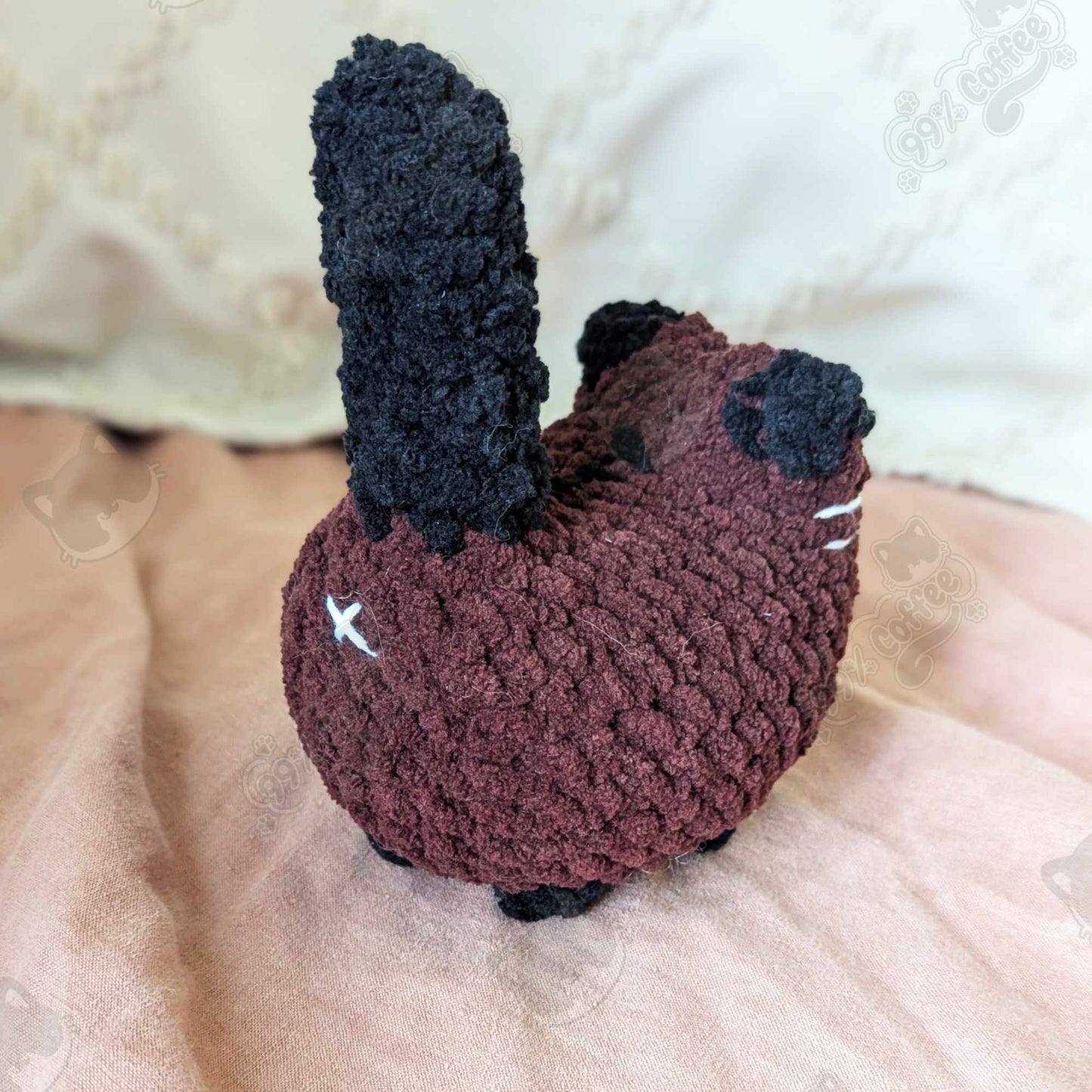 Chubby Siamese Loaf Cat Plushie