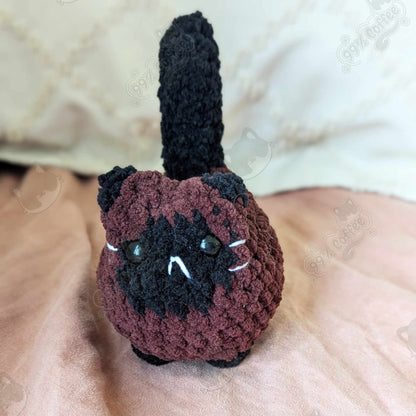 Chubby Siamese Loaf Cat Plushie