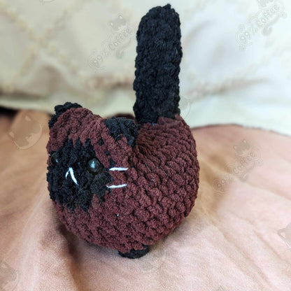 Chubby Siamese Loaf Cat Plushie