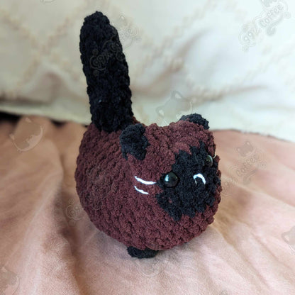 Chubby Siamese Loaf Cat Plushie