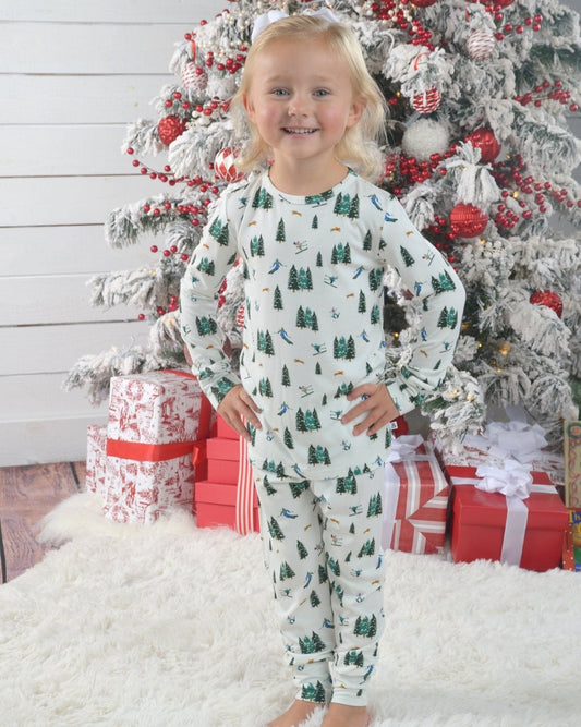 Ski Kids Bamboo Pajamas