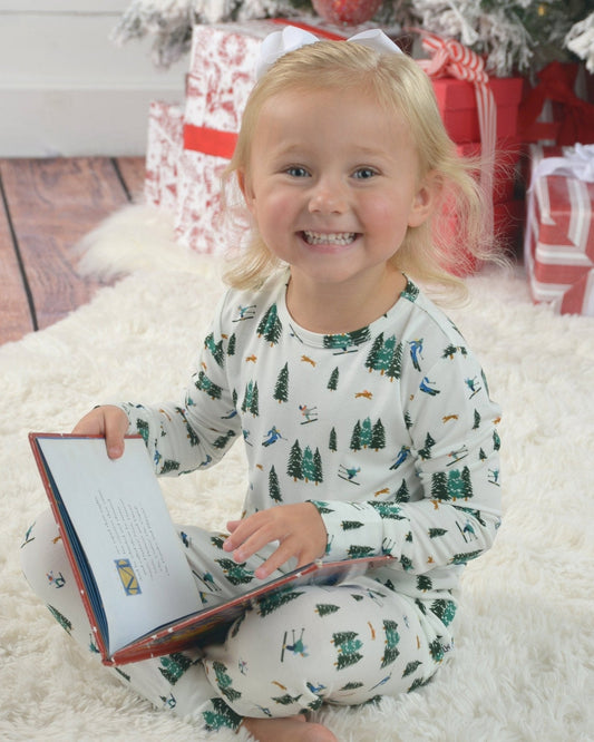 Ski Kids Bamboo Pajamas