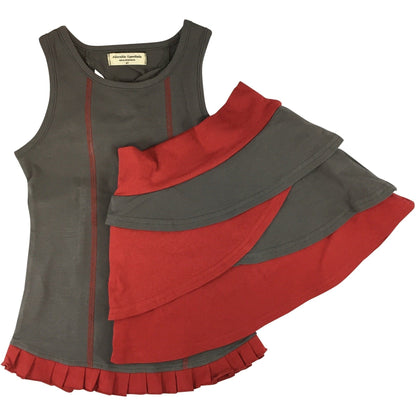 Tank and Tiered Bike Skort Sets