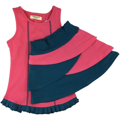 Tank and Tiered Bike Skort Sets