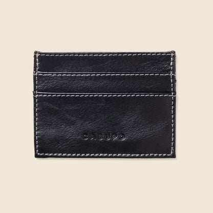 Slim Card Holder Wallet with RFID Protection - Black