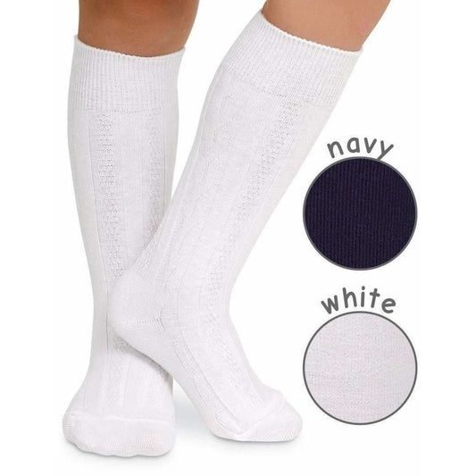 Classic Cable Knee High Socks