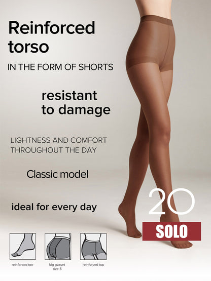 Tights Conte Solo 20 Den - Classic Pantyhose