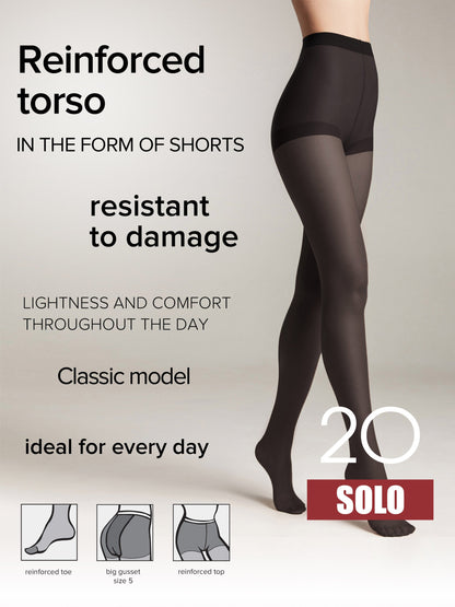 Tights Conte Solo 20 Den - Classic Pantyhose