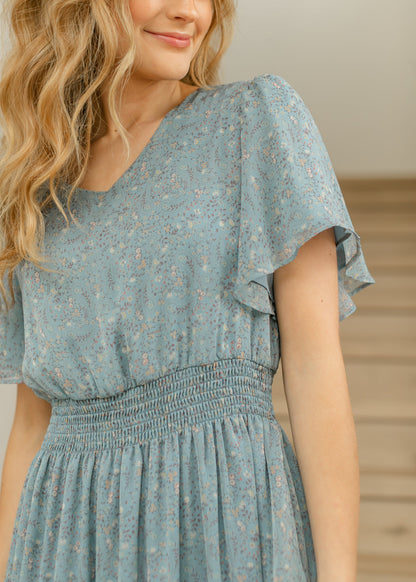 Sophie Floral Midi Dress - FINAL SALE