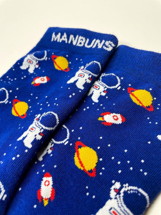 Space Astronaut Unisex Novelty Crew Socks