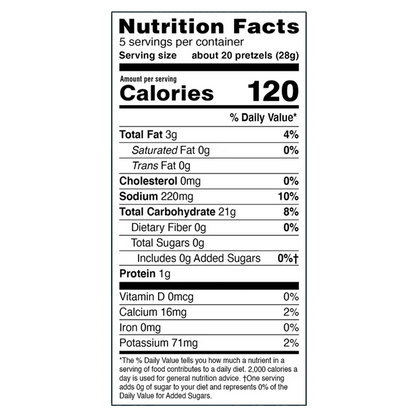 Fitjoy - Grain Free Pretzels Sea Salt - Case Of 12 - 5 oz