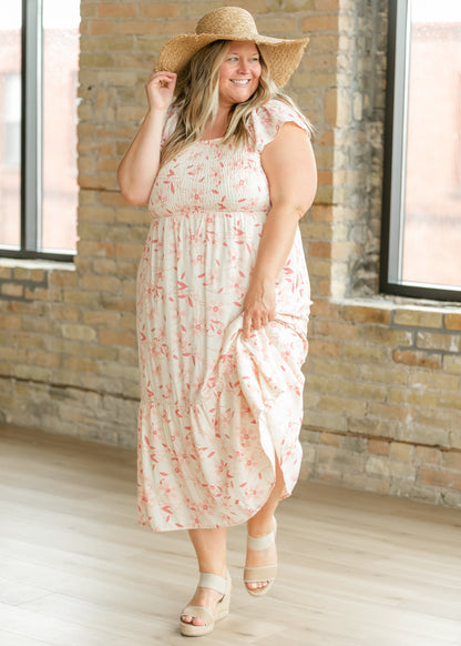 Summer Cap Sleeve Midi Dress - FINAL SALE