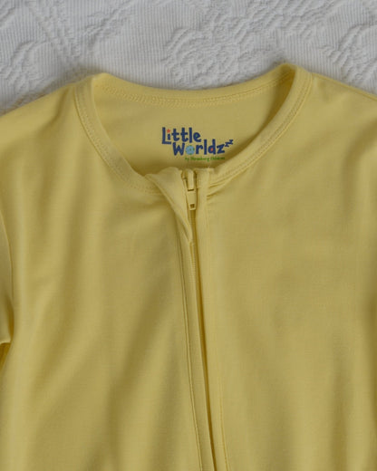 Butter Yellow Bamboo Romper
