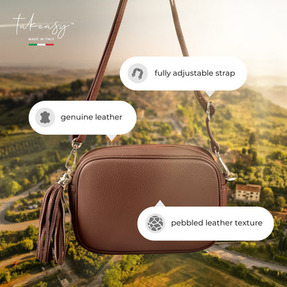 Calf Leather Crossbody Bag