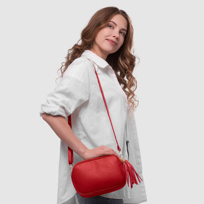 Calf Leather Crossbody Bag