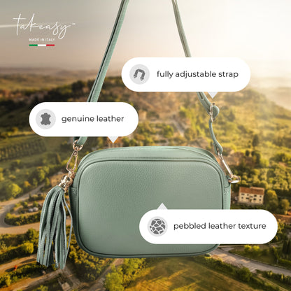 Calf Leather Crossbody Bag