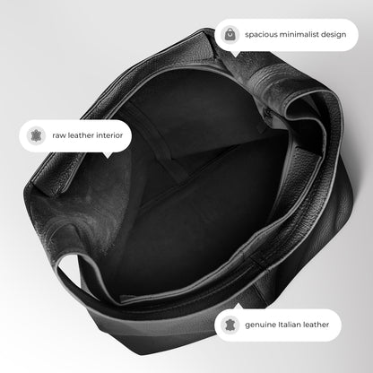 Calf Leather Hobo Bag