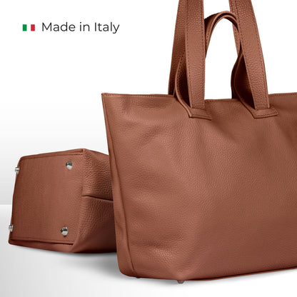 Calf Leather Tote Bag