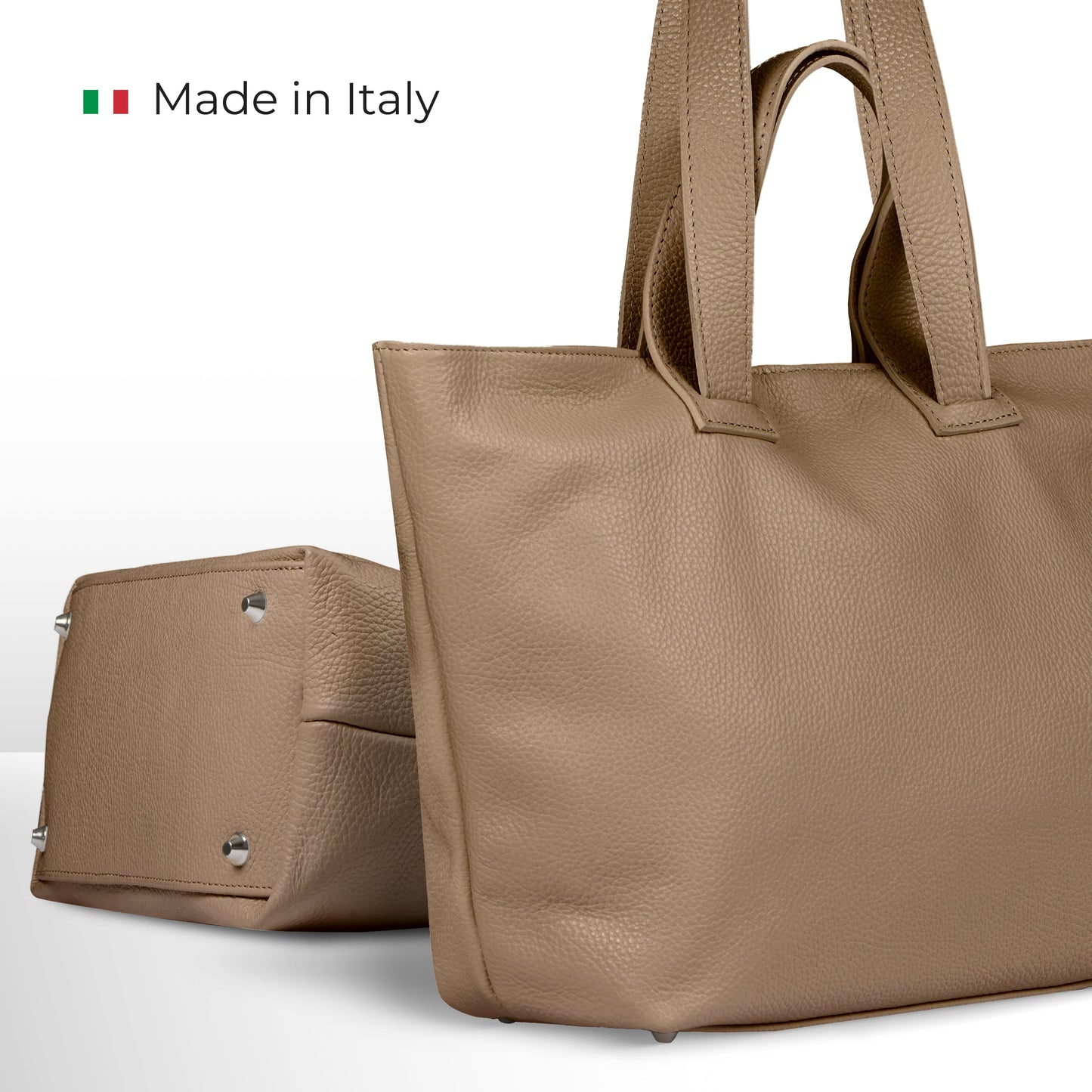 Calf Leather Tote Bag