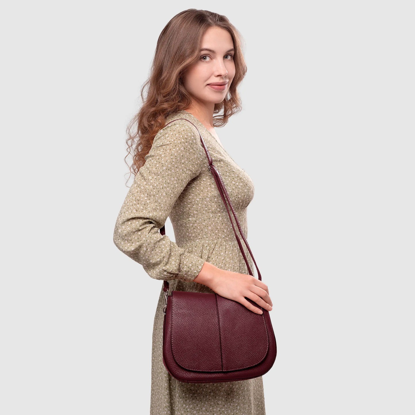 Calf Leather Shoulder Bag