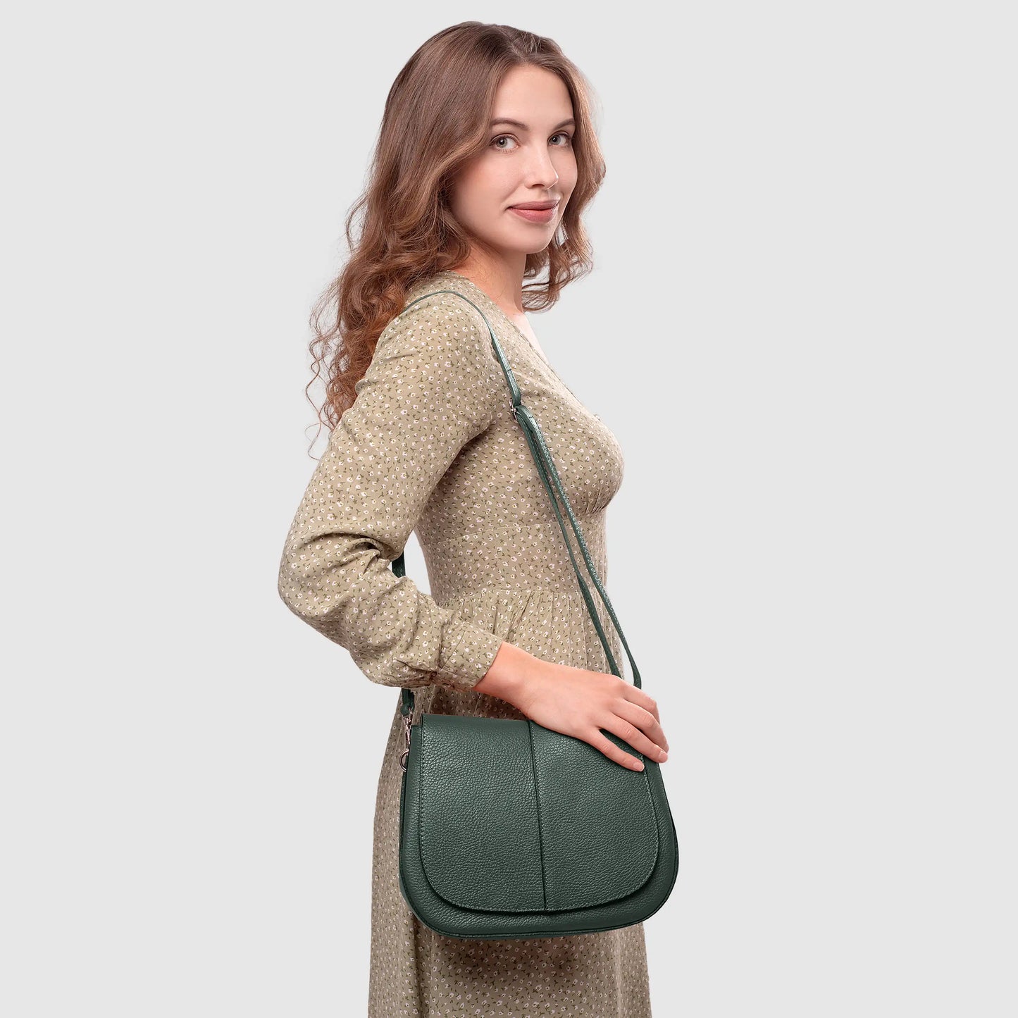 Calf Leather Shoulder Bag