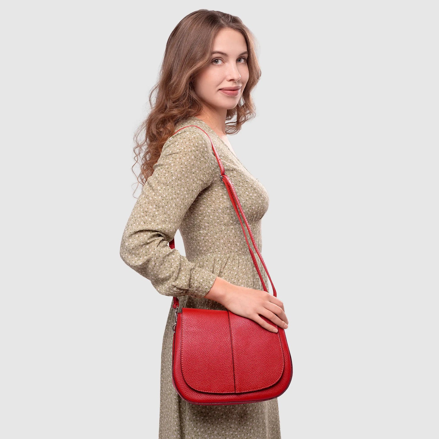 Calf Leather Shoulder Bag