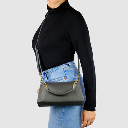 Calf Leather Crossbody Bag