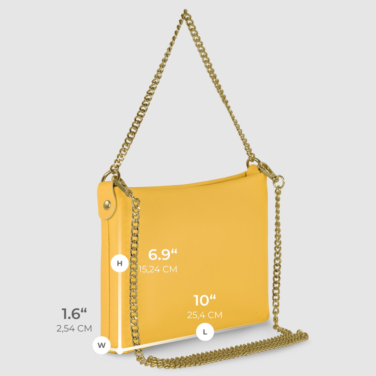 Calf Leather Crossbody Bag