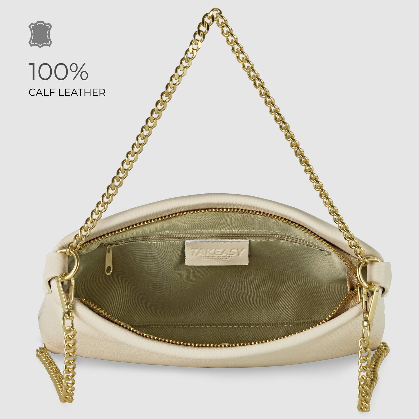 Calf Leather Crossbody Bag