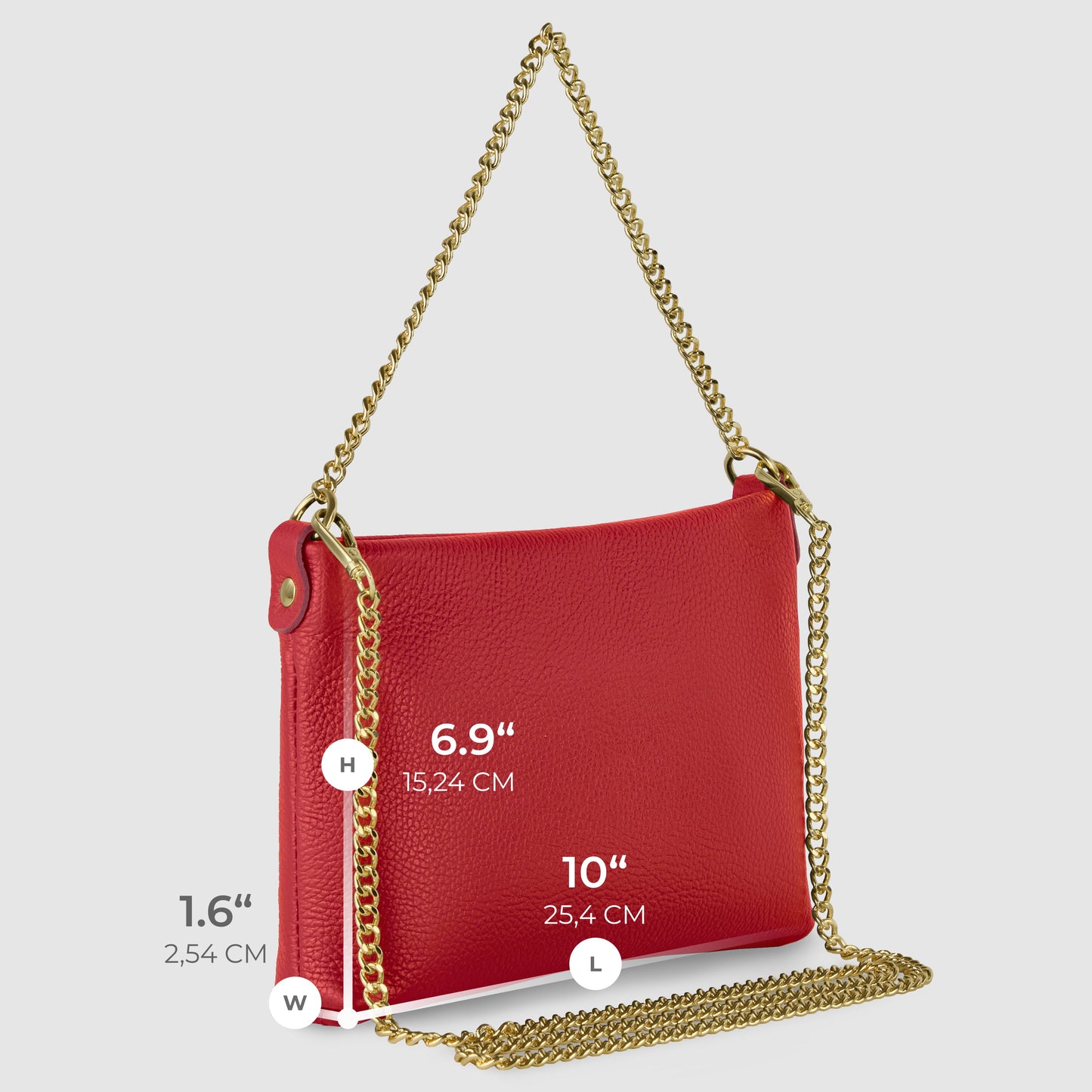 Calf Leather Crossbody Bag