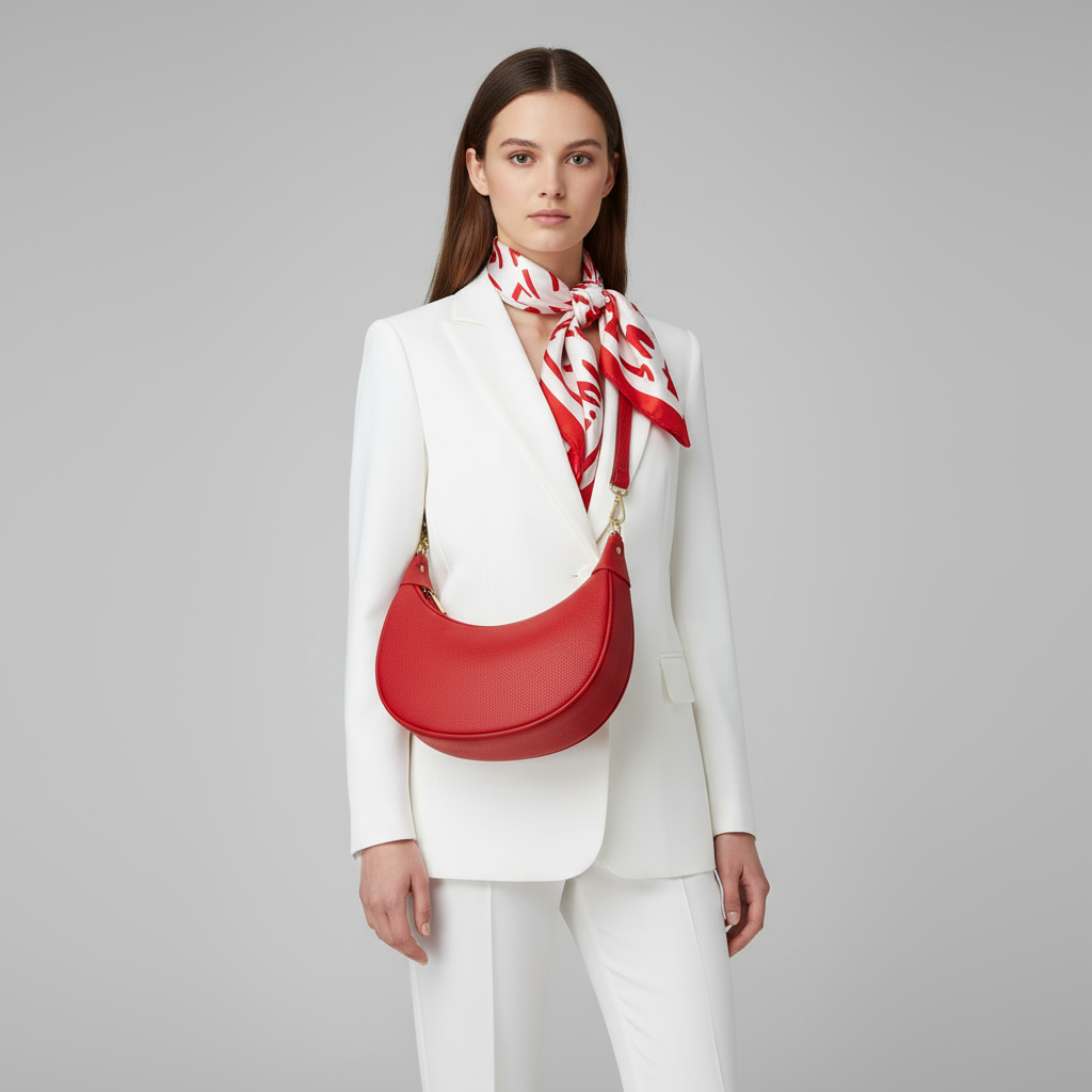 Calf Leather Shoulder Bag