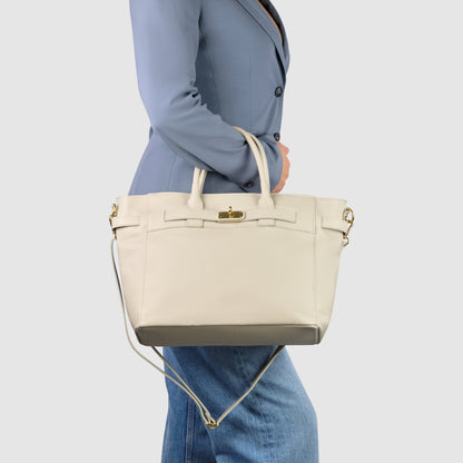 Calf Leather Top-Handle Bag