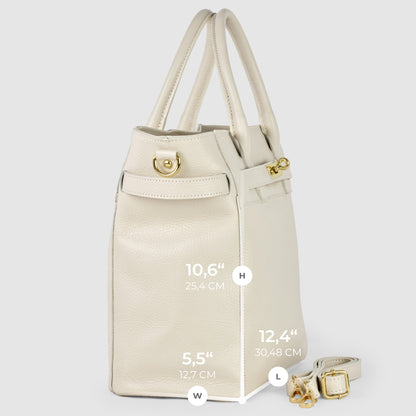 Calf Leather Top-Handle Bag