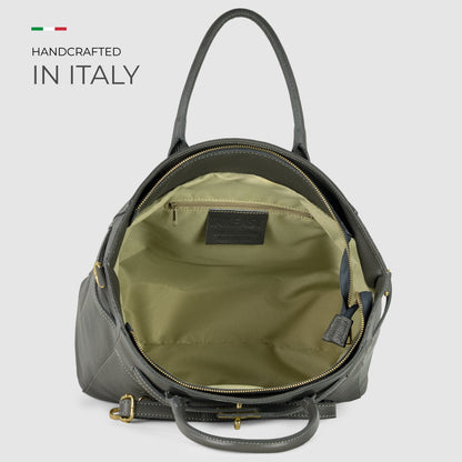 Calf Leather Top-Handle Bag