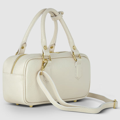 Calf Leather Top-Handle Bag