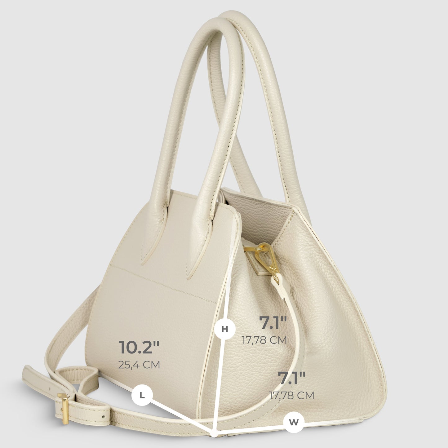 Calf Leather Top-Handle Bag