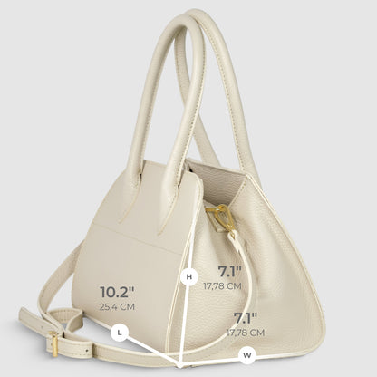 Calf Leather Top-Handle Bag