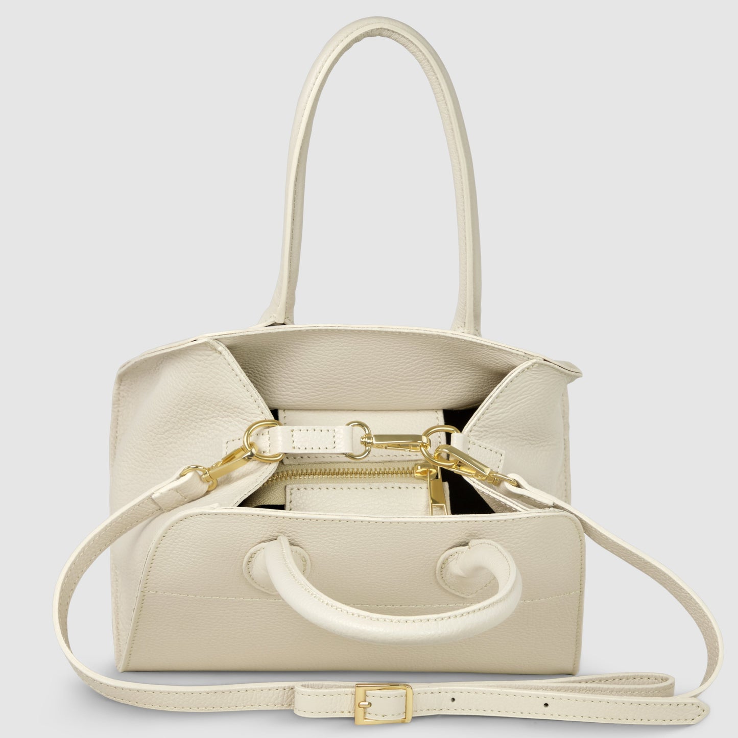 Calf Leather Top-Handle Bag