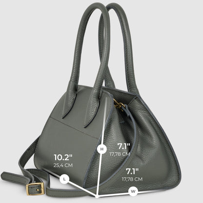 Calf Leather Top-Handle Bag