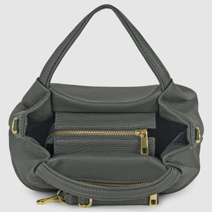 Calf Leather Top-Handle Bag