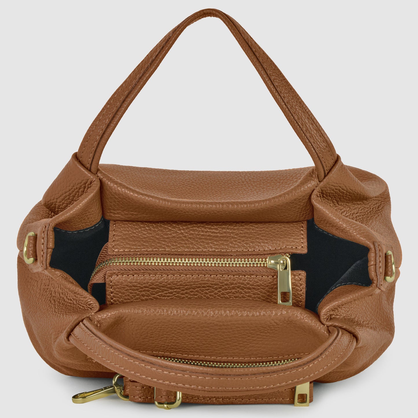 Calf Leather Top-Handle Bag