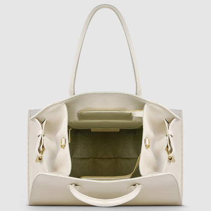 Calf Leather Top-Handle Bag