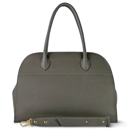 Calf Leather Top-Handle Bag