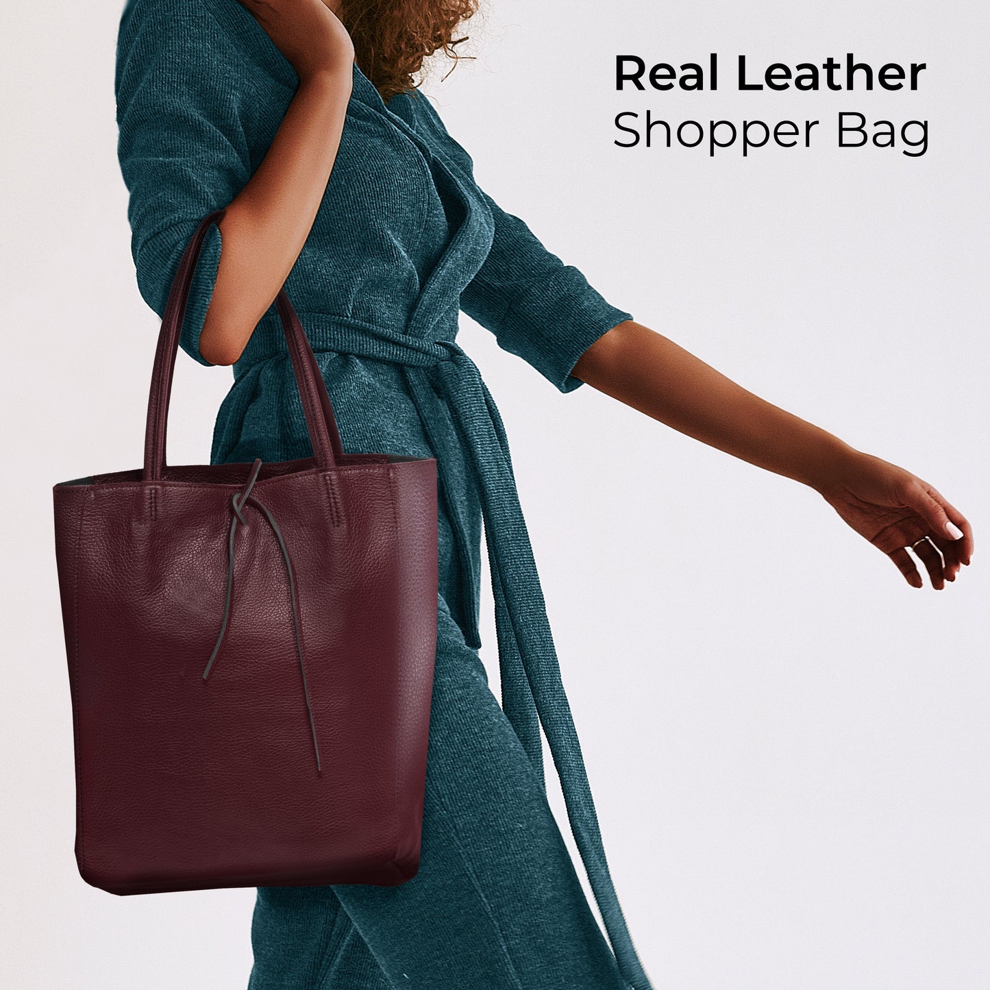 Calf Leather Tote Bag
