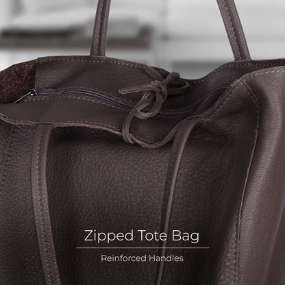 Calf Leather Tote Bag