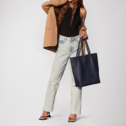 Calf Leather Tote Bag